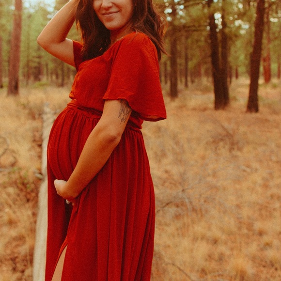 Baltic Born | Rust-colored dress | Size Small - Picture 1 of 4